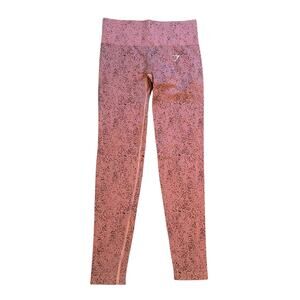 Gymshark pink speckle print leggings
